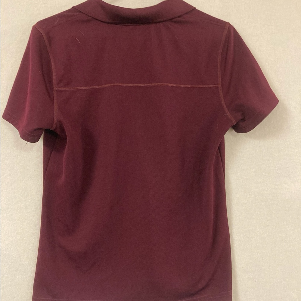Central Michigan Chippewas Adidas Golf Polo Size M Women’s Maroon Fire Up Chips - Picture 4 of 9